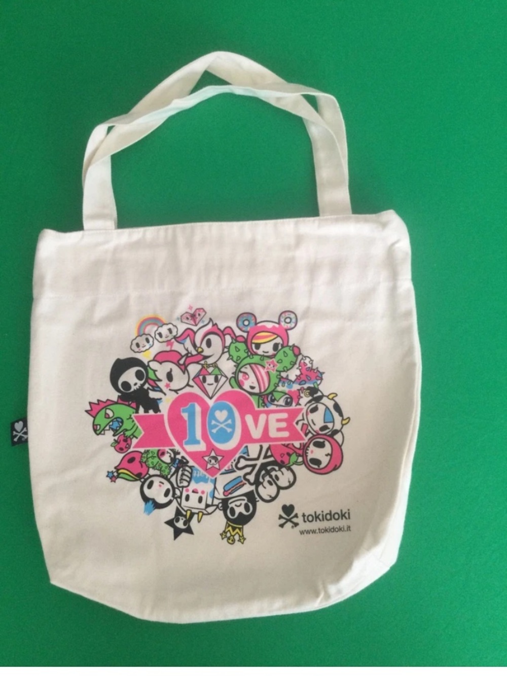 Tokidoki Character 10ve 10th Anniversary Canvas Tote Bag